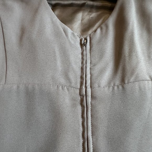 Faviana NY Dress Formal Midi Black Lace Sequin Chiffon Evening Cocktail Plus 14W - Picture 10 of 10